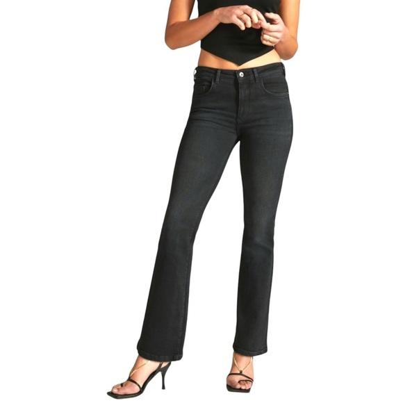 Anthropologie Pilcro The Demilune Boot Cut
Jeans Black Stretch Denim 26 980 - Picture 1 of 16